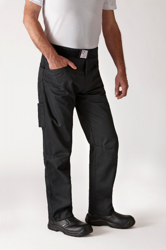 Pantalon de cuisine noir T5 Arenal Robur