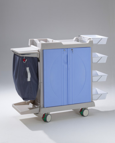 Chariot à linge plastique 155x56,5x126 cm Saint Romain