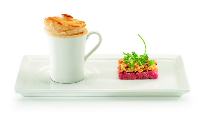 Assiette creuse rond ivoire porcelaine vitrifiée Ø 30,4 cm Fine Dine Rak