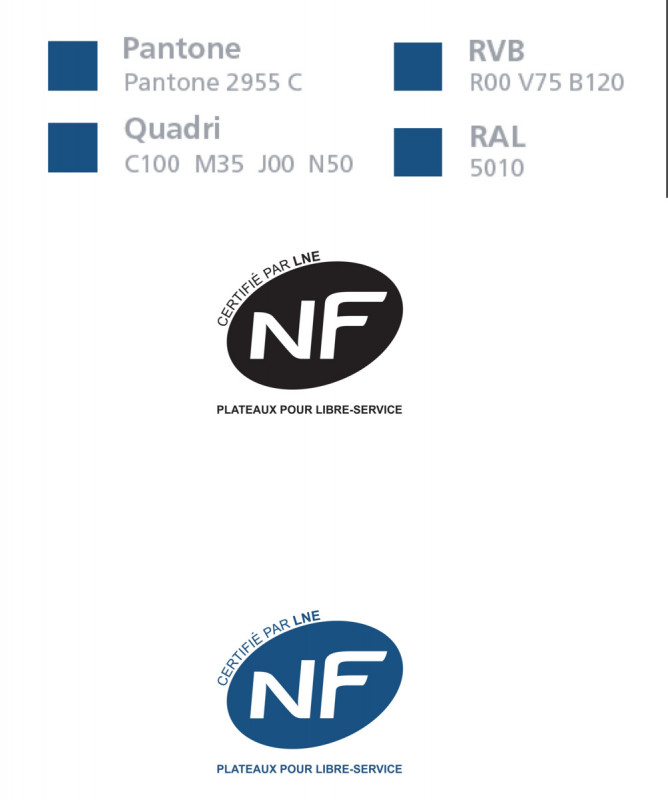 Plateau stratifié GN1/2 bois compresse vert 32,5x26,5 cm Stratifie Platex