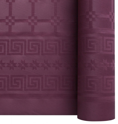 Rouleau de nappe bordeaux papier 1,18x25 m