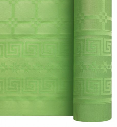 Rouleau de nappe vert papier 1,18x25 m