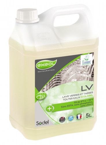 Liquide vaisselle machine eau dure 5 L Exeol