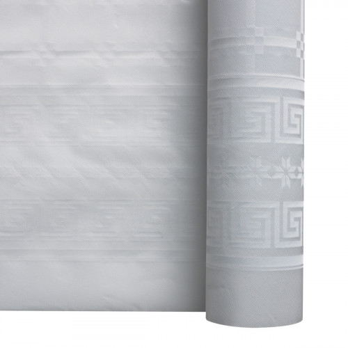 Rouleau de nappe blanc papier 1x100 m