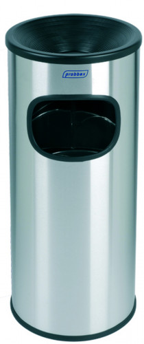 Borne cendrier inox 18/0 25x25x65 cm Probbax