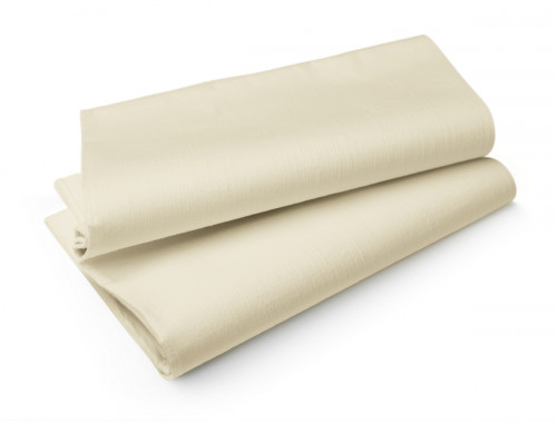 Nappe ivoire non tissé 180x127 cm Evolin Duni (25 pièces)