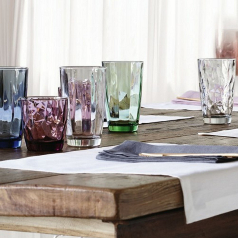 Gobelet violet verre 30,5 cl Diamond Bormioli Rocco