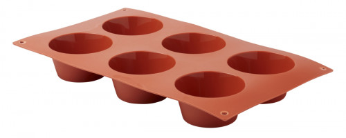 Plaque 6 muffins silicone GN 1/3 29,5x17,5x3,5 cm Pro.cooker