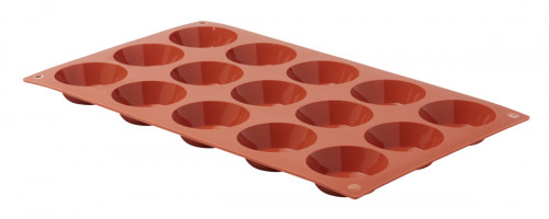 Plaque 15 tartelettes silicone GN 1/3 29,5x17,5x1,5 cm Pro.cooker