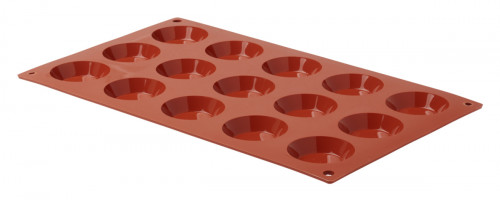 Plaque 15 mini tartelettes silicone GN 1/3 29,5x17,5 cm Pro.cooker