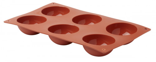 Plaque 6 demi-sphères silicone GN 1/3 29,5x17,5x3,5 cm Pro.cooker
