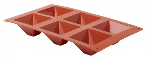 Plaque 6 pyramides silicone GN 1/3 29,5x17,5 cm Pro.cooker