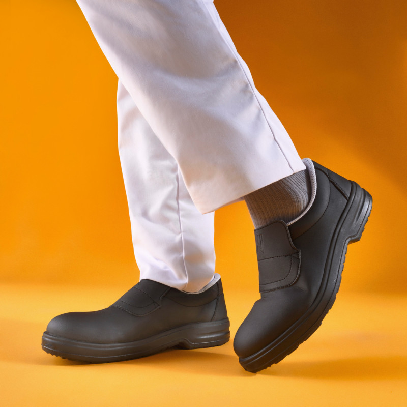 Chaussures mocassin de sécurité mixte noir 43 Tony Nordways