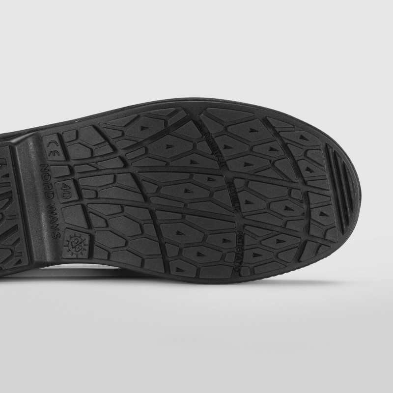 Chaussures mocassin de sécurité mixte noir 44 Tony Nordways