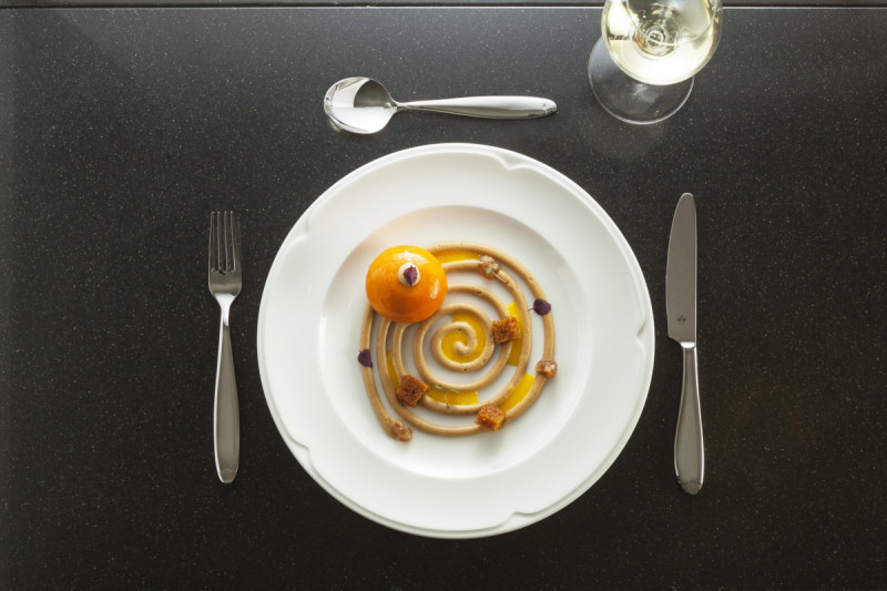 Assiette plate rond ivoire porcelaine vitrifiée Ø 30,8 cm Anna Rak