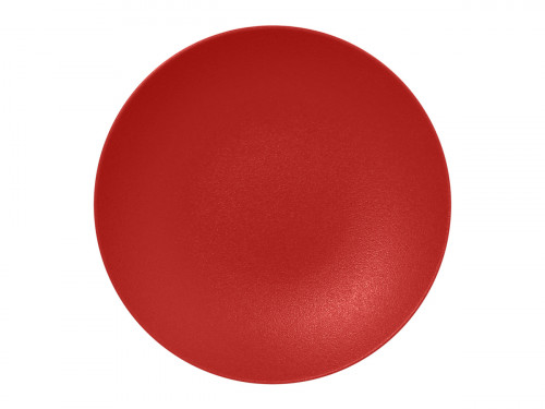 Assiette plate rond rouge Ember porcelaine vitrifiée Ø 15 cm Neo Fusion Rak