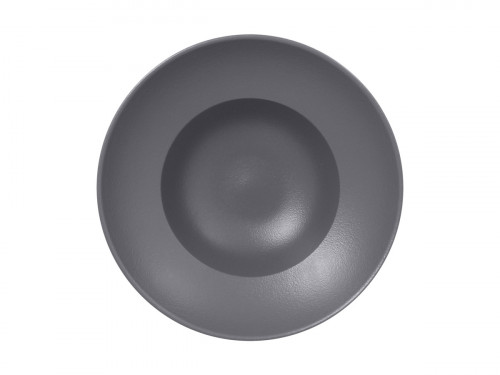 Assiette extra creuse rond Gris stone porcelaine vitrifiée Ø 22,7 cm Neo Fusion Rak