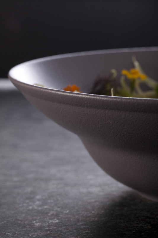Assiette extra creuse rond Blanc sable porcelaine vitrifiée Ø 22,7 cm Neo Fusion Rak