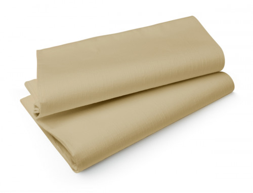 Nappe beige non tissé 127x180 cm Evolin Duni (25 pièces)