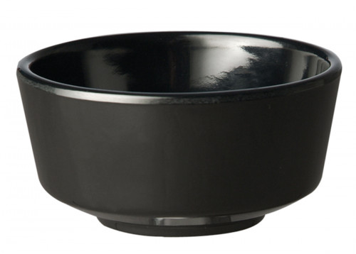 Saladier mélamine noir Ø 15 cm 7,5 cm 0,7 L Float Aps