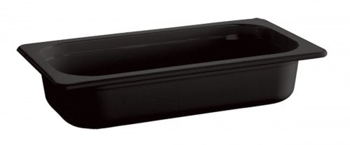 Bac mélamine noir 32,5x17,6x6,5 cm 2 L Ecoline Aps