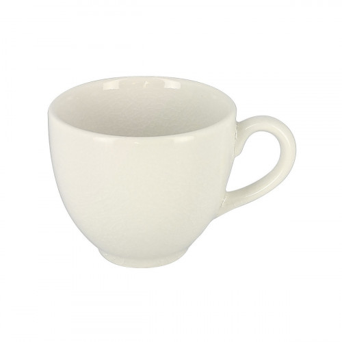 Tasse à expresso rond blanc porcelaine vitrifiée 9 cl Ø 6,5 cm Vintage Rak