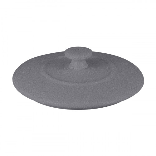 Couvercle pour cocotte rond gris porcelaine vitrifiée Ø 9,8 cm Chefs Fusion Rak