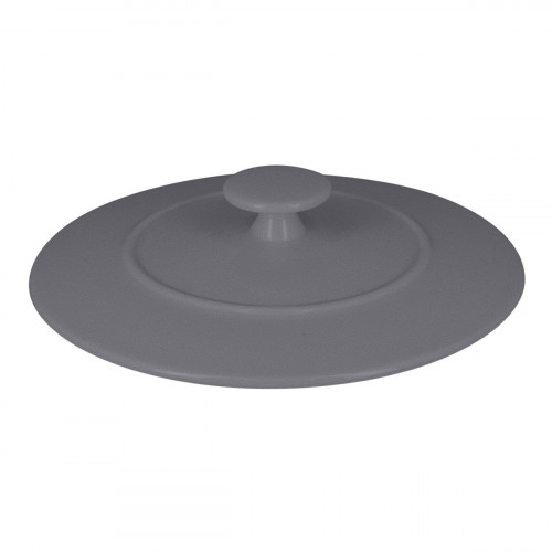 Couvercle pour cocotte rond gris porcelaine vitrifiée Ø 15,8 cm Chefs Fusion Rak