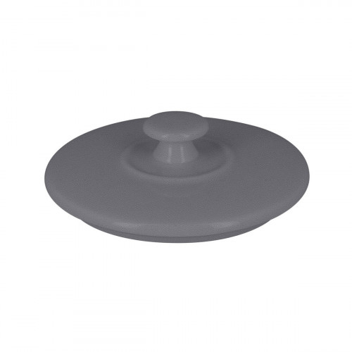 Couvercle pour soupière rond gris porcelaine vitrifiée Ø 10,5 cm Chefs Fusion Rak