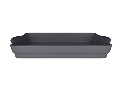 Terrine rectangulaire gris porcelaine vitrifiée 47x24,5 cm Chefs Fusion Rak