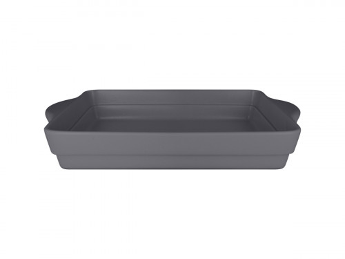 Terrine rectangulaire gris porcelaine vitrifiée 32x22 cm Chefs Fusion Rak