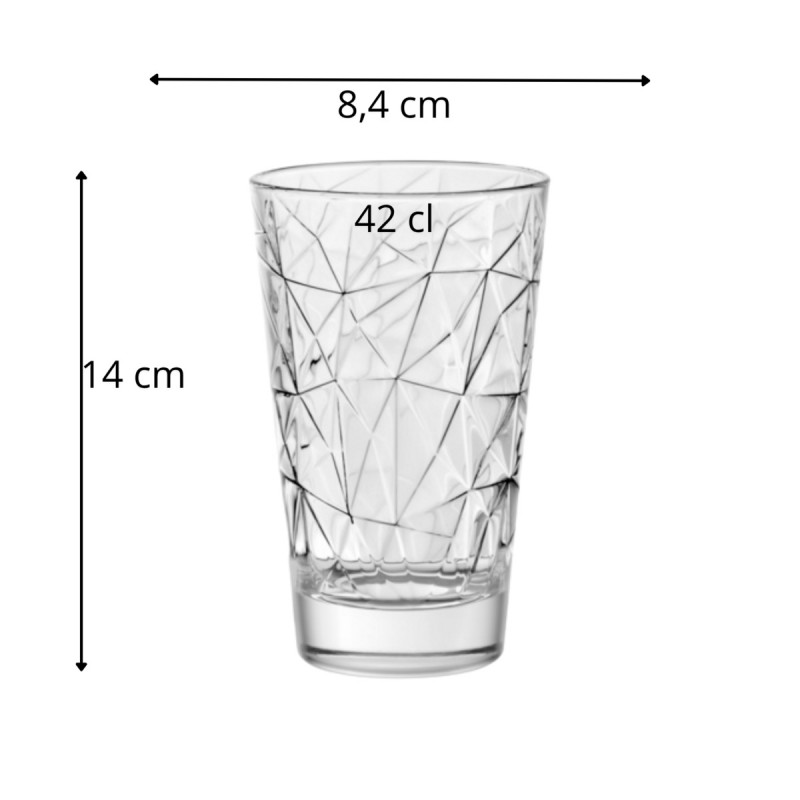 Gobelet forme haute verre 42 cl Dolomiti Vidivi