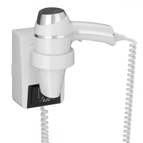 Sèche-cheveux avec prise rasoir blanc 1400 W Clipper Ii Jvd