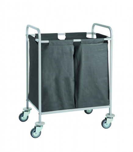 Chariot à linge acier 88,2x53,2x91,5 cm Ibiza Caddie Hotel