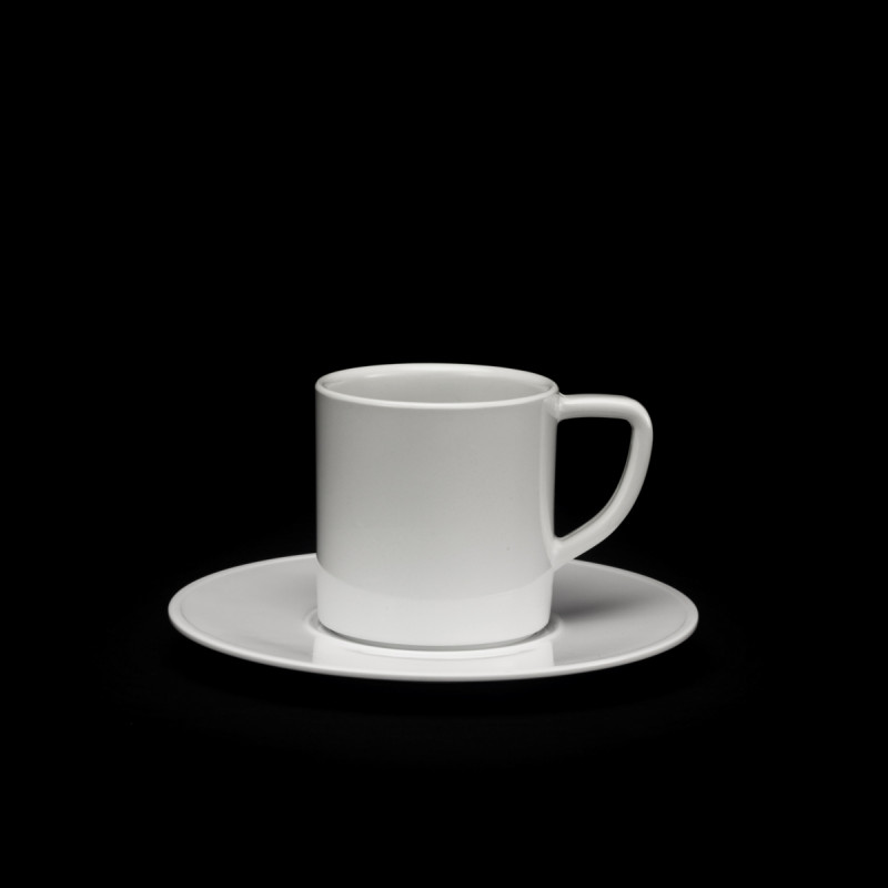 Sous-tasse à expresso rond blanc mélamine Ø 11,5 cm Prestige Platex