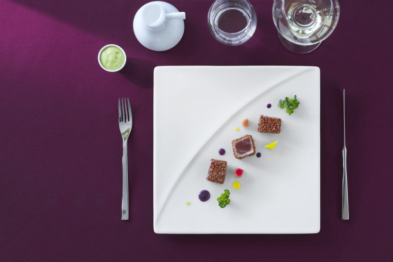 Assiette creuse rond blanc porcelaine vitrifiée Ø 26,9 cm Moon Rak