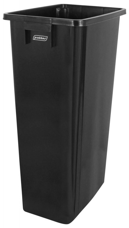 Collecteur tri sélectif plastique 80 L noir Probbax