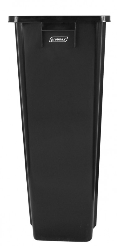 Collecteur tri sélectif plastique 80 L noir Probbax