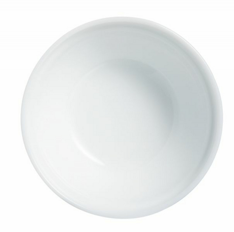 Bol à salade rond blanc verre opal Ø 14 cm Restaurant Arcoroc