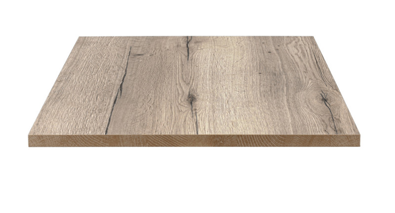 Plateau de table intérieur Chêne clair Ø 120 cm 2,6 cm Halifax Flexmob