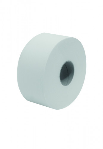 Bobine papier hygiénique blanc ouate de cellulose Ø 19 cm 160 m (12 pièces)