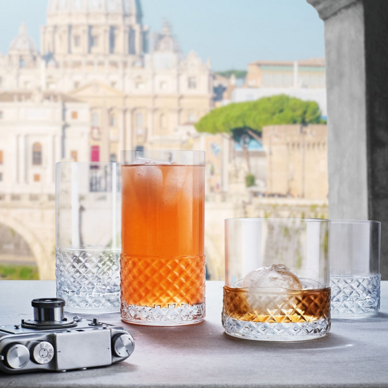 Coupe à cocktail martini verre cristallin 22 cl Roma 1960 Luigi Bormioli