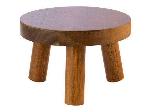 Présentoir bois Ø 150 mm 100 mm Acacia Aps