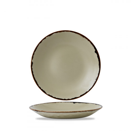 Assiette creuse rond Linen porcelaine vitrifiée Ø 25,6 cm Harvest Dudson