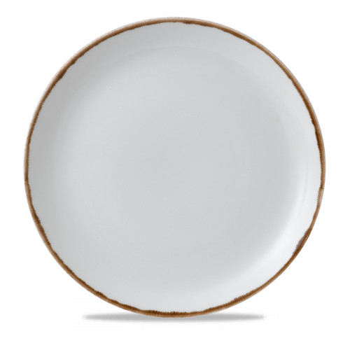 Assiette coupe plate rond Natural porcelaine vitrifiée Ø 28,8 cm Harvest Dudson