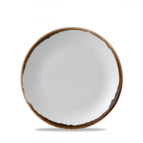 Assiette coupe plate rond Natural porcelaine vitrifiée Ø 16,5 cm Harvest Dudson