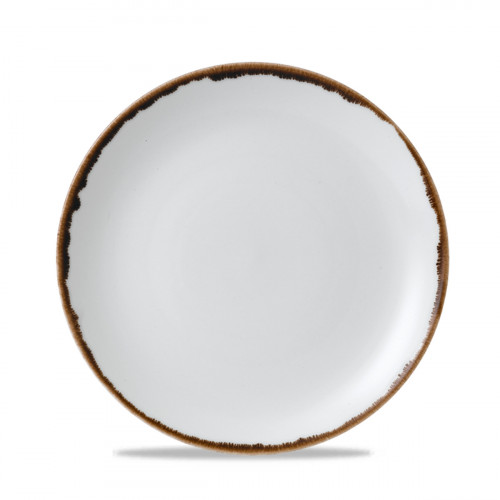 Assiette coupe plate rond Natural porcelaine vitrifiée Ø 21,7 cm Harvest Dudson