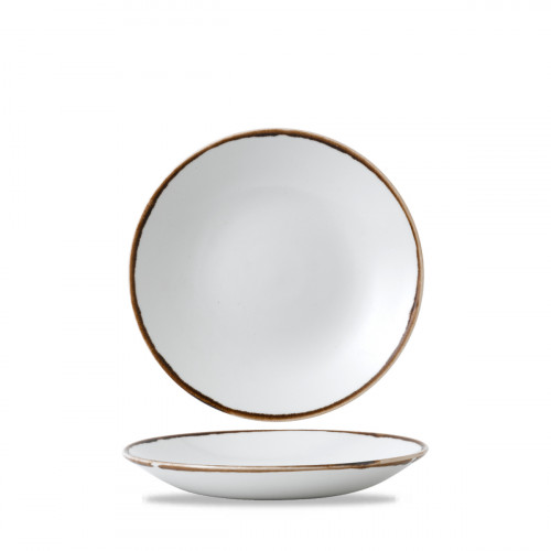 Assiette creuse rond Natural porcelaine vitrifiée Ø 25,6 cm Harvest Dudson