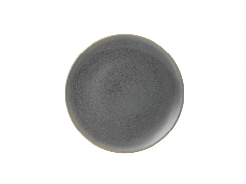 Assiette plate rond gris porcelaine Ø 29,5 cm Evo Granite Dudson