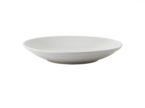 Assiette creuse rond blanc porcelaine Ø 29,3 cm Evo Pearl Dudson